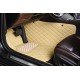 Shop Beige Luxury Leather Diamond Car Floor Mats UK Shop Beige Luxury Leather Diamond Car Floor Mats UK