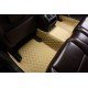 Shop Beige Luxury Leather Diamond Car Floor Mats UK Shop Beige Luxury Leather Diamond Car Floor Mats UK