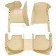 Shop Beige Luxury Leather Diamond Car Floor Mats UK Shop Beige Luxury Leather Diamond Car Floor Mats UK