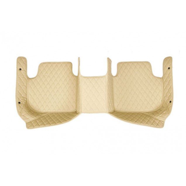 Shop Beige Luxury Leather Diamond Car Floor Mats UK Shop Beige Luxury Leather Diamond Car Floor Mats UK