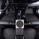 Shop Black and Beige Stitching Luxury Leather Diamond Car Floor Mats UK Shop Black and Beige Stitching Luxury Leather Diamond Car Floor Mats UK