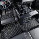 Shop Black and Beige Stitching Luxury Leather Diamond Car Floor Mats UK Shop Black and Beige Stitching Luxury Leather Diamond Car Floor Mats UK