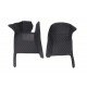 Shop Black and Black Stitching Luxury Leather Diamond Car Floor Mats UK Shop Black and Black Stitching Luxury Leather Diamond Car Floor Mats UK