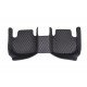 Shop Black and Black Stitching Luxury Leather Diamond Car Floor Mats UK Shop Black and Black Stitching Luxury Leather Diamond Car Floor Mats UK