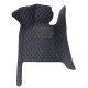 Shop Black and Blue Stitching Luxury Leather Diamond Car Floor Mats UK Shop Black and Blue Stitching Luxury Leather Diamond Car Floor Mats UK