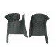Shop Black and Green Stitching Luxury Leather Diamond Car Floor Mats UK Shop Black and Green Stitching Luxury Leather Diamond Car Floor Mats UK