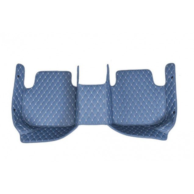 Shop Blue Luxury Leather Diamond Car Floor Mats UK Shop Blue Luxury Leather Diamond Car Floor Mats UK