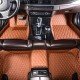 Shop Brown Luxury Leather Diamond Car Floor Mats UK Shop Brown Luxury Leather Diamond Car Floor Mats UK