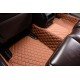 Shop Brown Luxury Leather Diamond Car Floor Mats UK Shop Brown Luxury Leather Diamond Car Floor Mats UK