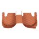 Shop Brown Luxury Leather Diamond Car Floor Mats UK Shop Brown Luxury Leather Diamond Car Floor Mats UK