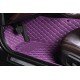 Shop Purple Luxury Leather Diamond Car Floor Mats UK Shop Purple Luxury Leather Diamond Car Floor Mats UK