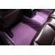 Shop Purple Luxury Leather Diamond Car Floor Mats UK Shop Purple Luxury Leather Diamond Car Floor Mats UK