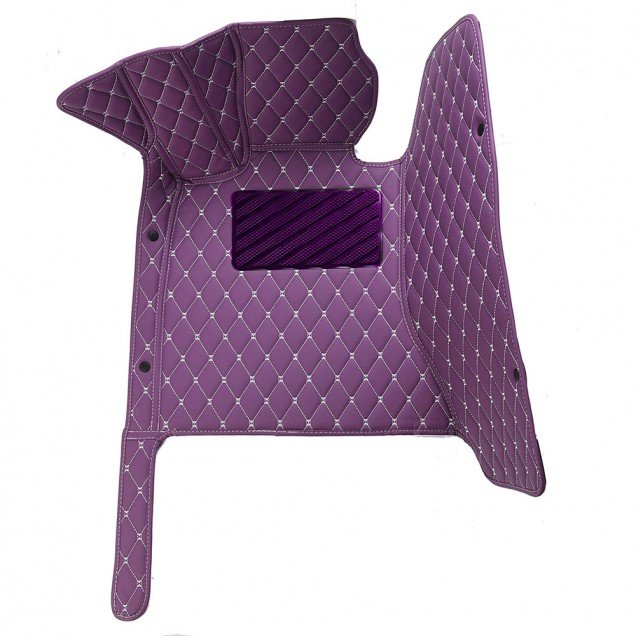 Shop Purple Luxury Leather Diamond Car Floor Mats UK Shop Purple Luxury Leather Diamond Car Floor Mats UK