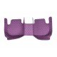 Shop Purple Luxury Leather Diamond Car Floor Mats UK Shop Purple Luxury Leather Diamond Car Floor Mats UK