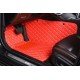 Shop Red Luxury Leather Diamond Car Floor Mats UK Shop Red Luxury Leather Diamond Car Floor Mats UK