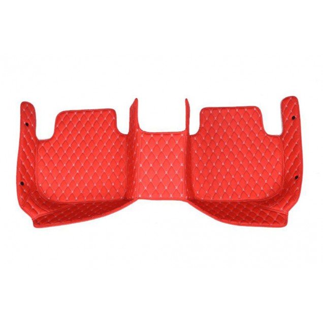 Shop Red Luxury Leather Diamond Car Floor Mats UK Shop Red Luxury Leather Diamond Car Floor Mats UK