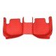 Shop Red Luxury Leather Diamond Car Floor Mats UK Shop Red Luxury Leather Diamond Car Floor Mats UK