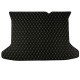 Shop Black and Beige Stitching Luxury Leather Diamond Trunk Base Mats UK Shop Black and Beige Stitching Luxury Leather Diamond Trunk Base Mats UK