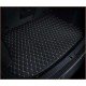 Shop Black and Beige Stitching Luxury Leather Diamond Trunk Base Mats UK Shop Black and Beige Stitching Luxury Leather Diamond Trunk Base Mats UK
