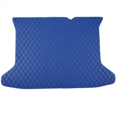 Shop Blue Luxury Leather Diamond Trunk Base Mats UK
