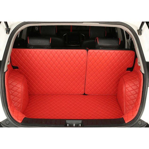 Shop Red Full Cover Luxury Leather Diamond Trunk Car Floor Mats UK Shop Red Full Cover Luxury Leather Diamond Trunk Car Floor Mats UK