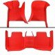 Shop Red Luxury Leather Stripe Car Mats UK Shop Red Luxury Leather Stripe Car Mats UK