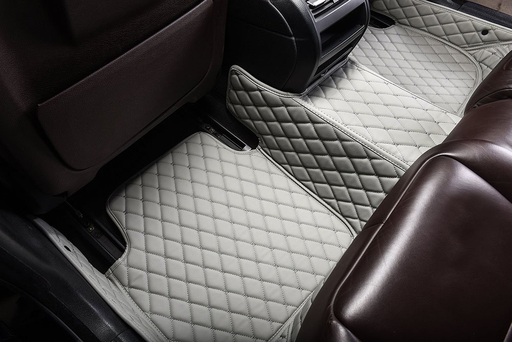 Shop Grey Custom Diamond Car Mats UK