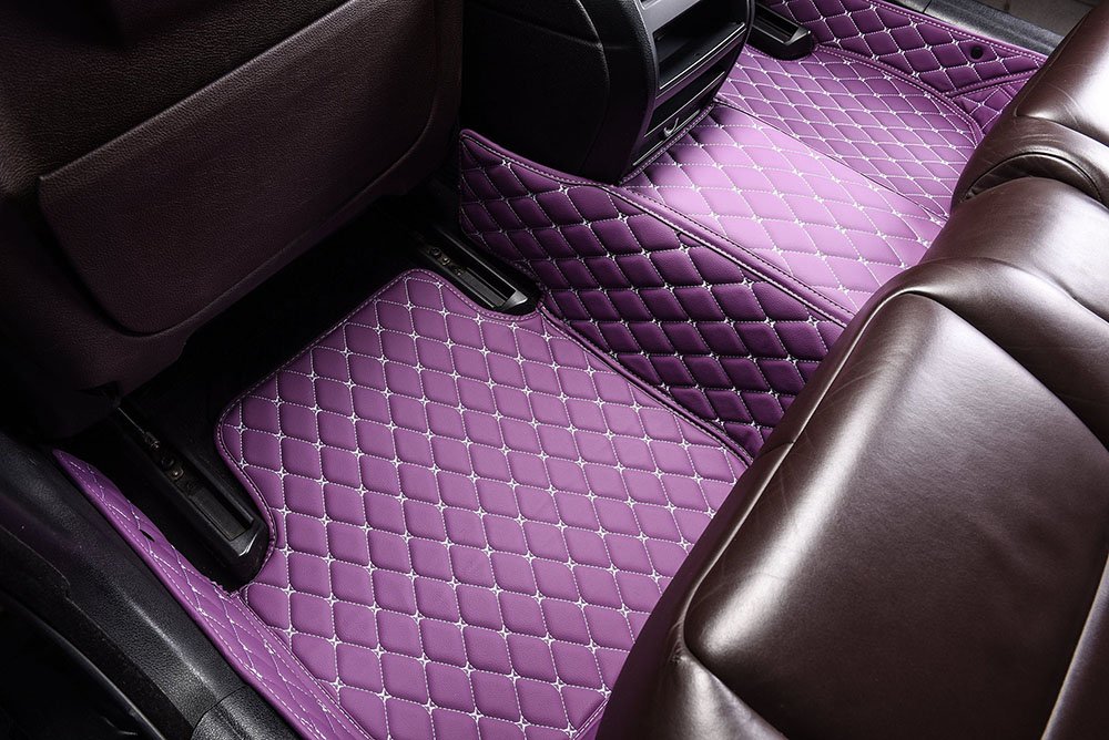 Shop Purple Custom Diamond Car Mats UK