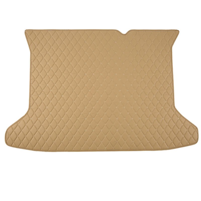 Shop Beige Luxury Leather Diamond Trunk Base Mats UK
