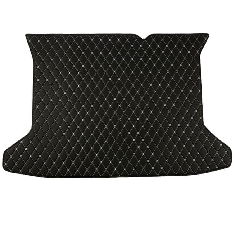 Shop Black and White Stitching Luxury Leather Diamond Trunk Base Mats UK