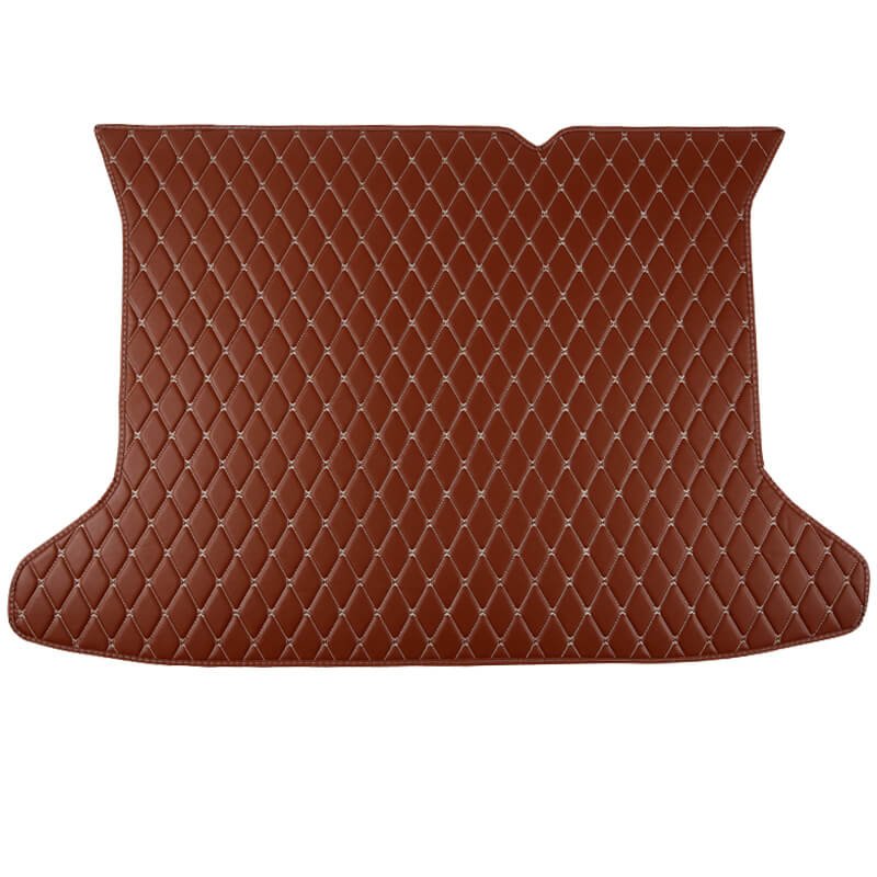 Shop Brown Luxury Leather Diamond Trunk Base Mats UK