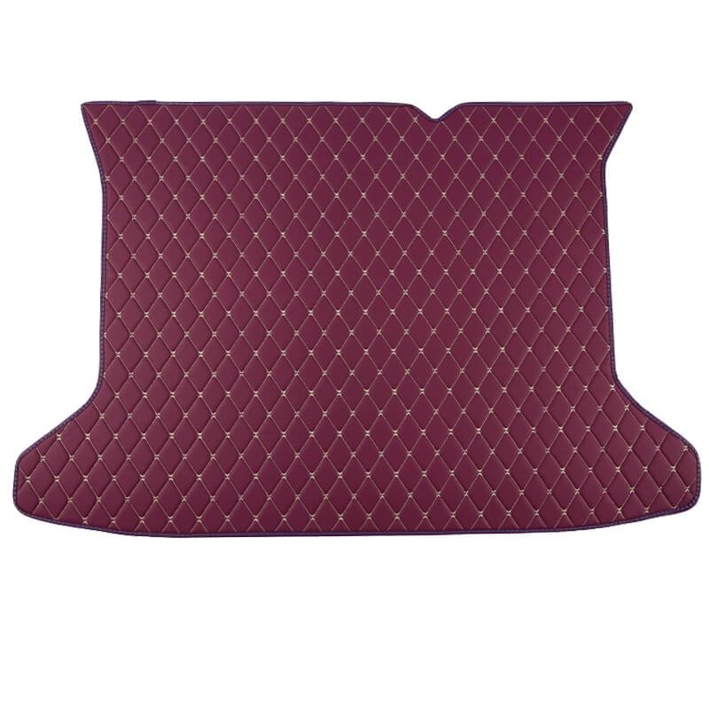 Shop Purple Luxury Leather Diamond Trunk Base Mats UK